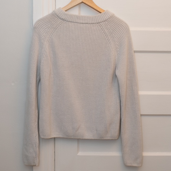 COS Cream Ribbed Jumper - Picture 2 of 3